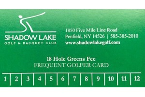 Frequent Golfer Card - 18 Holes with Cart (Weekday)
